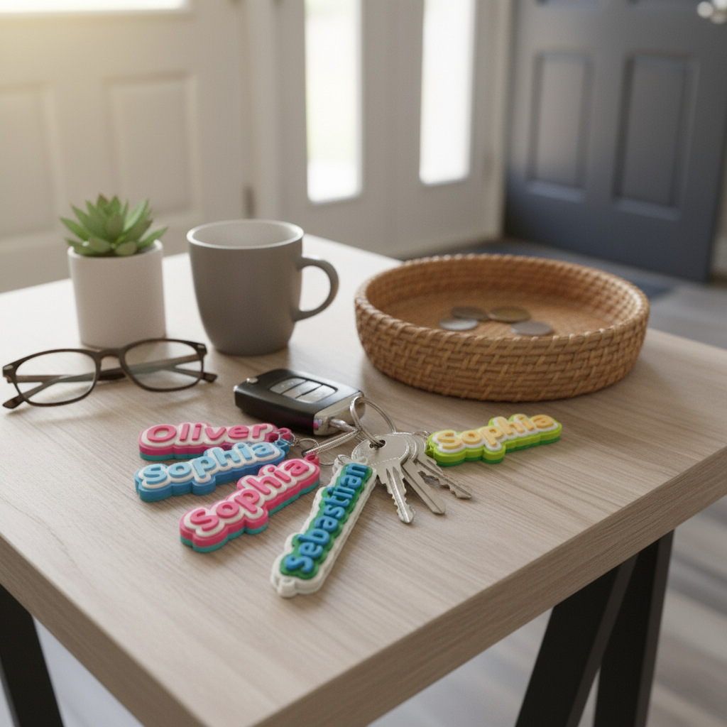 Personalised Keychains on Keys