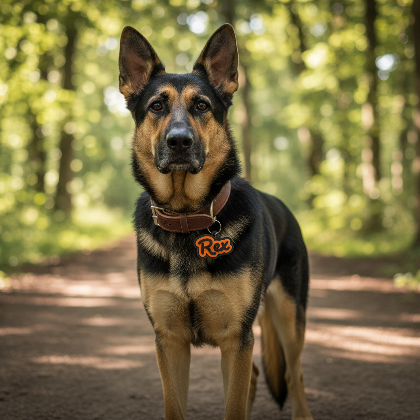 3D Printed Pet Name Tag - Customizable and Unique Designs for Your Pet